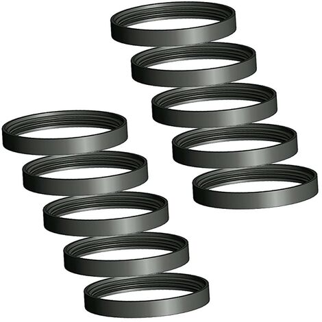 Monmobilierdesign – Lot de 10 joints en silicone 80 mm – Résistant à la chaleur jusqu'à 200 °C – Pour poêles à pellets, granules et bois