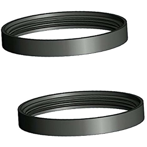 Monmobilierdesign – Lot de 2 joints en silicone ∅ 80 mm – Résistance jusqu'à 200 °C – Pour poêles à pellets et à bois – Joint haute température