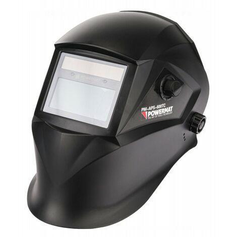 Masque de soudure professionnel auto-obscurcissant 9-13 DIN – Protection UV/IR – Visière True Color – Réglage automatique de la sensibilité – Powermat