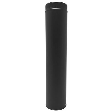 Monmobilierdesign – Conduit de fumée double paroi isolé 100 cm Ø150 – Inox AISI 316L et 304 – Isolation laine de roche 30 mm – Pour chaudières bois et gaz