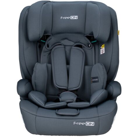 URAN Siège auto réglable i-Size 76-150 cm jusqu'à 36 kg 1 à 12 ans Gris