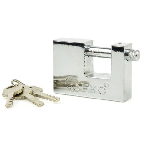 Cadenas rectangulaire avec 3 clés 70 mm (1/3)