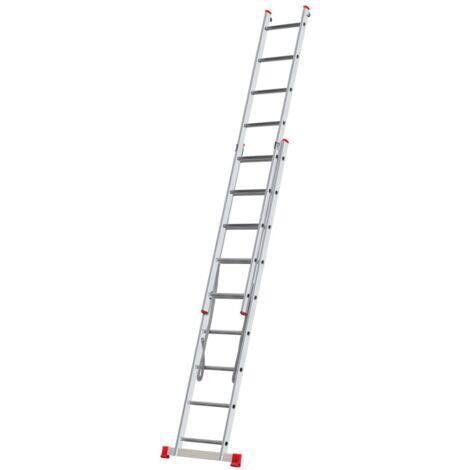 Monmobilierdesign – Échelle transformable en aluminium 2 plans 9 marches – Charge maximale 150 kg – Pieds renforcés et barreaux antidérapants – Conforme EN-131
