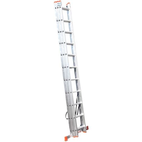 XTRA Echelle transformable en aluminium 3 plans 11 marches