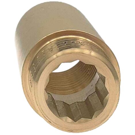 Rallonge laiton Mâle Femelle Ø 1/2" x L. 50 mm - lot de 10