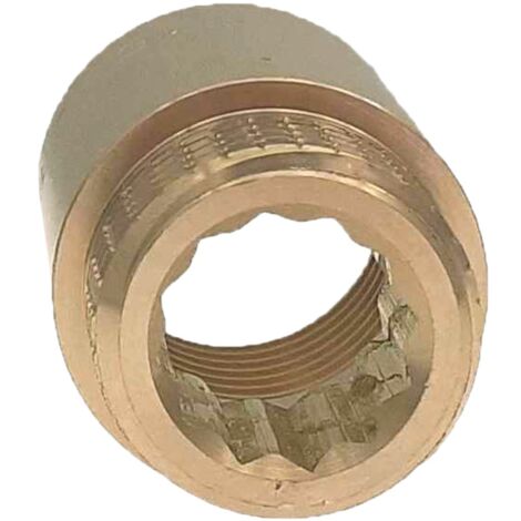 Rallonge laiton Mâle Femelle Ø 1/2" x L. 30 mm - lot de 10