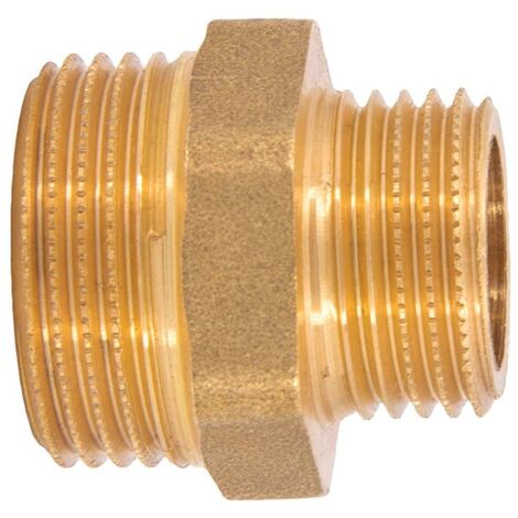 Mamelon laiton réduit mâle mâle à visser Ø 5/4" x 1" - lot de 10 (1/3)