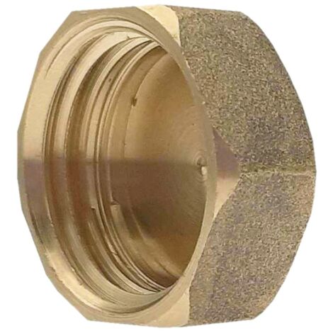 Bouchon femelle laiton à visser Ø 1/2" - lot de 5 (1/4)