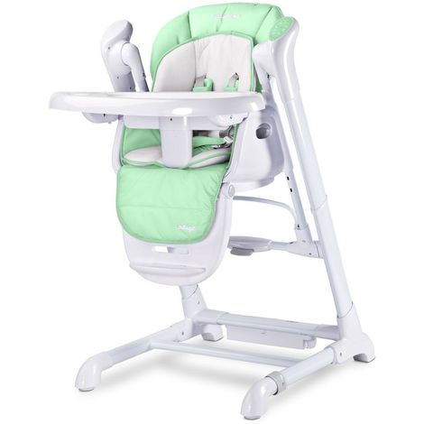 Indigo Chaise Haute Balancelle Bebe Musicale 2en1 Motorisee Vert Vert