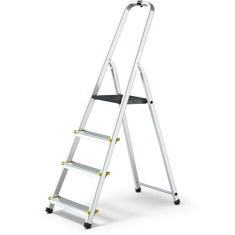 MOWA Escabeau professionnel en aluminium 4 marches (1/4)