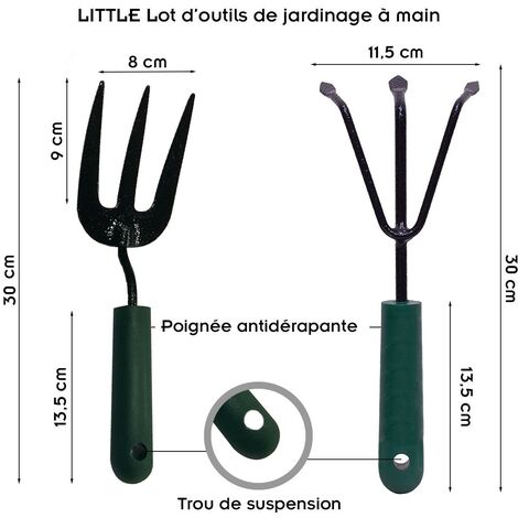 Fourche 3 Dents Kippen 6030 Pour Jardinage - Outil Agriculture Ramassage Foin
