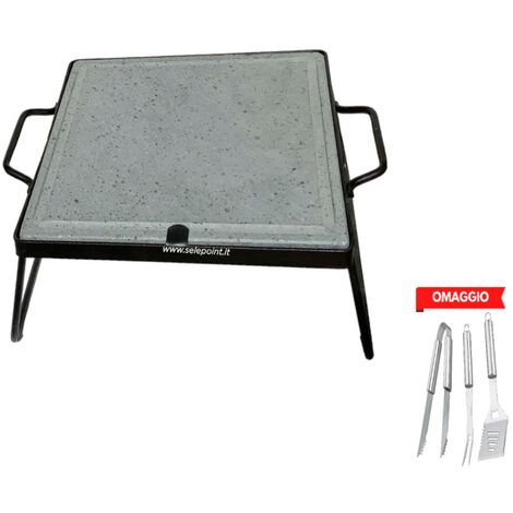 Griglia Antiaderente 47cm Royalty Line Bistecchiera In Pietra Lavica Royalty Line 47 Cm Antiaderente H 1266377 - Foto 14