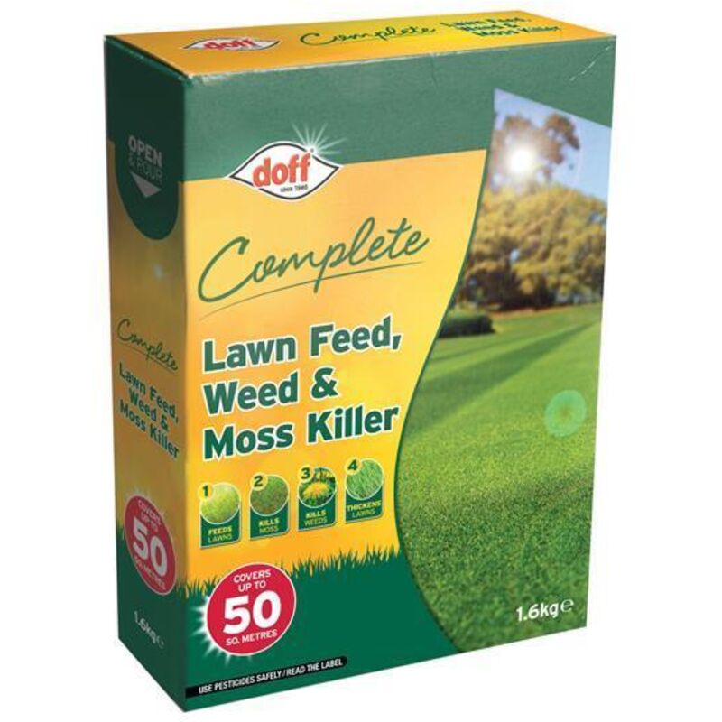 Complete Lawn Feed, Weed & Moss Killer 1.6kg
