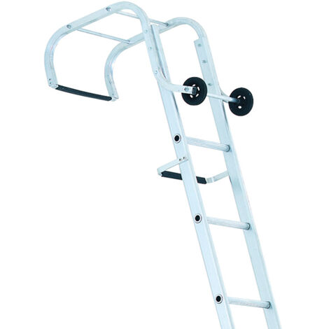Industrial Roof Ladder 1-Part 14 Rungs 4.65m