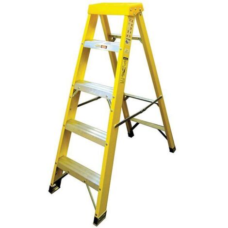 Fibreglass Swingback Steps Open 1.33m Closed 1.47m 5 Rungs