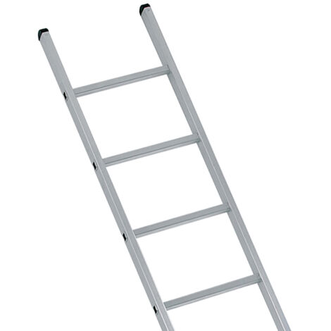 Industrial Single Aluminium Ladder with Stabiliser Bar 4.17m 14 Rungs (1/3)