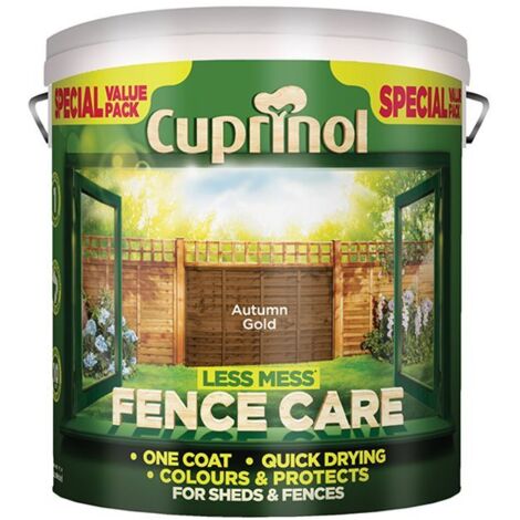 Less Mess Fence Care Autumn Gold 6 Litre
