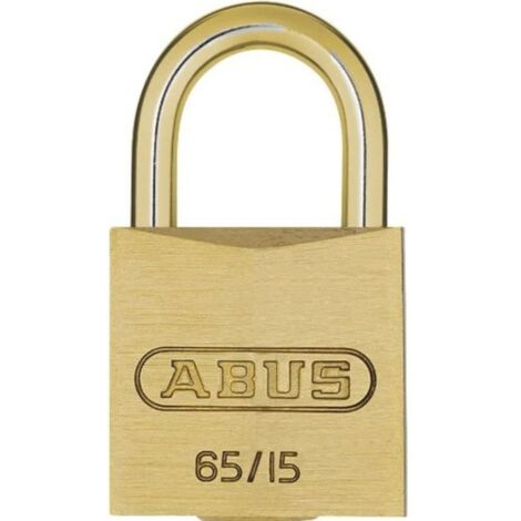 ABUS Mechanical 65MB/15mm Solid Brass Padlock Carded ABU65MB15C