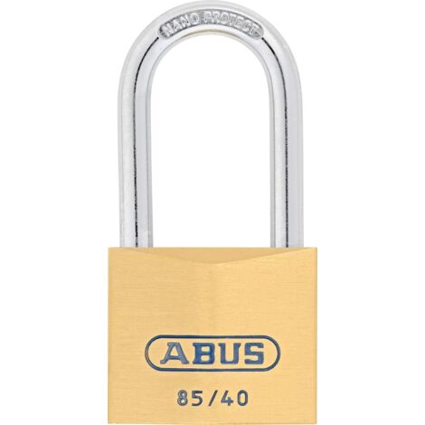 ABUS Mechanical 85/40mm Brass Padlock 40mm Long Shackle ABU8540LS
