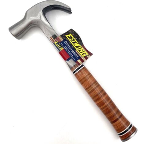 E24C Curved Claw Hammer - Leather Grip 680g (24oz)