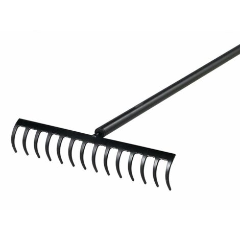 Fiskars Solid Soil Rake Model 1016036 - Durable Garden Rake for Loosen Soil and Landscaping