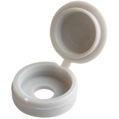 ForgeFix 100HCC10 Hinged Cover Cap Grey No.6-8 Bag 100 FORHCC10M