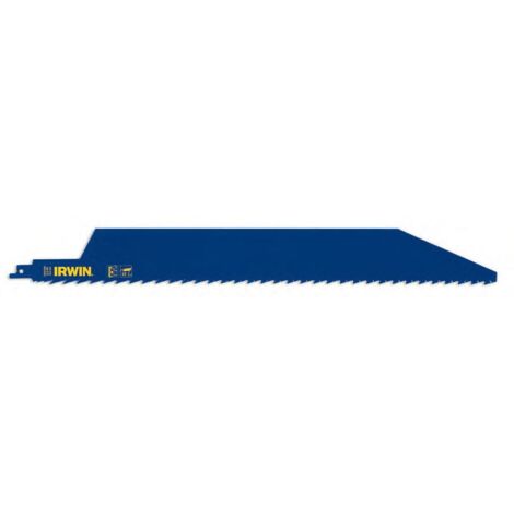 Irwin IRW10507847 Sabre Saw Blade for Masonry, 300mm x 50mm, Heavy-Duty MRB Construction Blade
