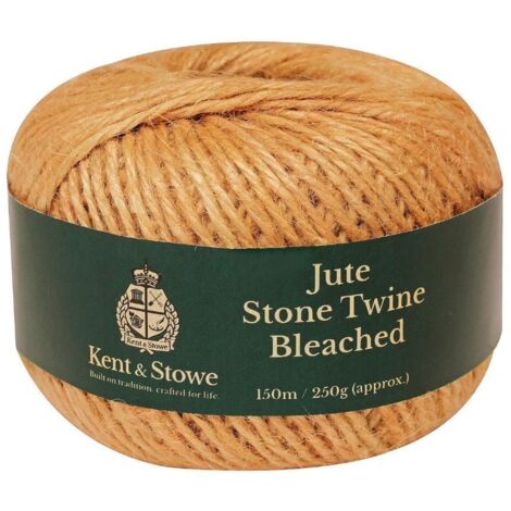Kent & Stowe 70100830 Jute Twine Bleached Stone 150m (250g) K/S70100830