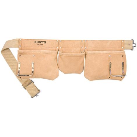 AP-1300 Carpenter's Apron 5 Pocket Suede Leather (1/3)