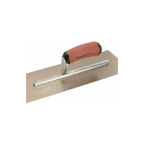 MPB13GSD Pre-Worn PermaShape® Finishing Gold S/S Trowel DuraSoft® 13 x 5in