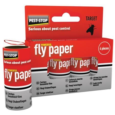 Pest-Stop (Pelsis Group) PSFP Fly Papers (Pack 4) PRCPSFP (1/3)