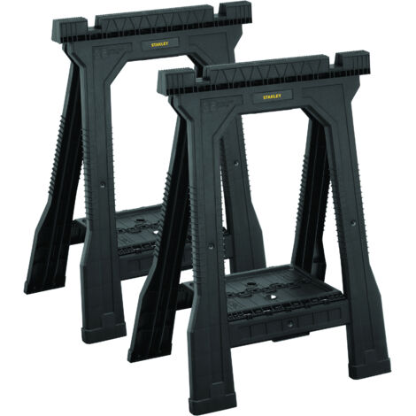 Stanley Saw Horse Folding Sawhorse Twin Pack 362Kg Load STST1-70355 STA170355