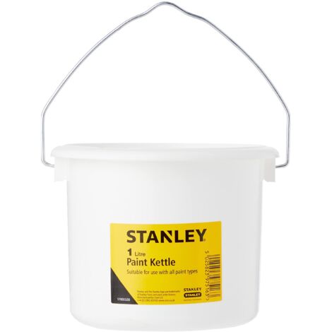 SupaDec DIY Decorating Mixing Pot With Handle Plastic Paint Kettle Lid - 2.5Ltr | UK