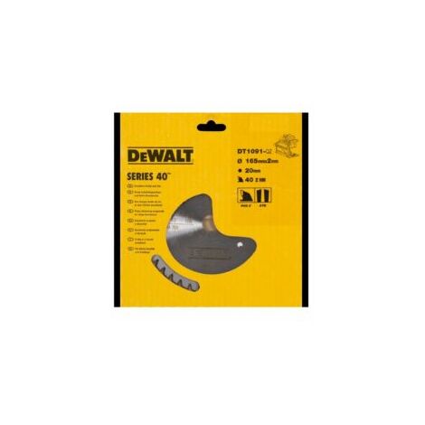 DEWALT DT1091-QZ EXTREME plunge saw blade 165mm x 20mm x 40T