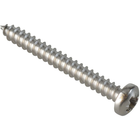 Self-Tapping Screw Pozi Pan A2 SS 1in x 4 ForgePack 40 (1/2)