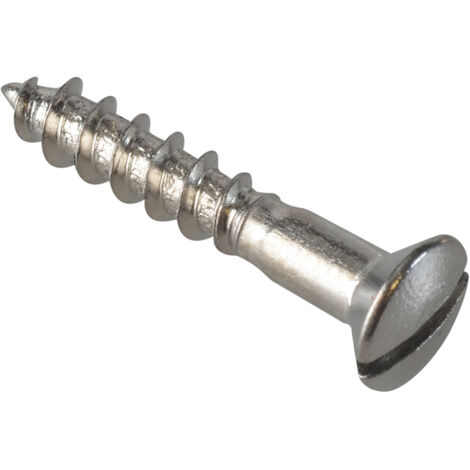 Multi-Purpose Screw SL Raised Head Chrome Plated 3.5 x 20mm Forge Pack 45 (1/3)