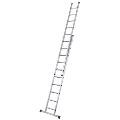 Zarges 44820 Everest 2DE Extension Ladder 2-Part D-Rungs 2 x 10 ZAR44820