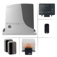 Nice – Kit de motorisation de portail – RB1000BDKCE – Pour portails coulissants jusqu'à 1000 kg – 24 V avec technologie bidirectionnelle