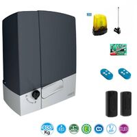 Came – Kit d'automatisation pour portail coulissant 24V – Moteur 400 kg – Longueur de vantail jusqu'à 14 m – Installation complète avec accessoires
