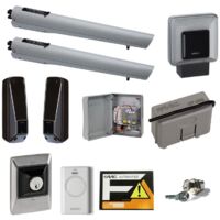 Faac – Kit de motorisation de portail 24V – Actionneurs S418 pour vantail jusqu'à 2,3m – Charge max. 180 daN – 105998