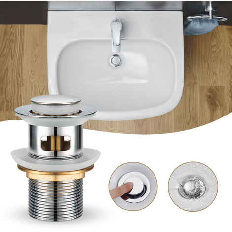 Lavabo válvula de desagüe POP UP juego de desagüe con desagüe para lavabo