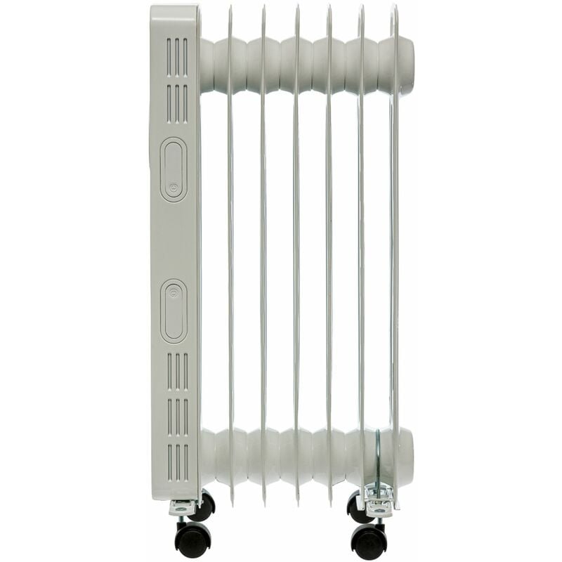 Radiateur d'appoint bain d'huile 1500W, 3 niveaux de chauffage, minuterie  24h et mode Eco, avec télécommande , OCE-D01-1500 OPTIMEO (Marque française)