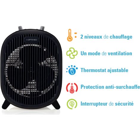 OCE-A01-2000N chauffage soufflant, ventilateur chauffant mobile