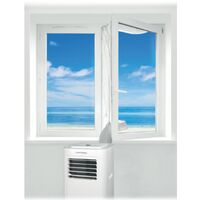 Kit fenêtre universel longueur 4M calfeutrage porte et fenêtre pour climatiseur mobile KIT-FEN-4M OPTIMEO (Marque française)