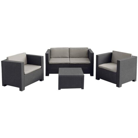 Conjunto de jardin Set Diva Confort SHAF Grafito