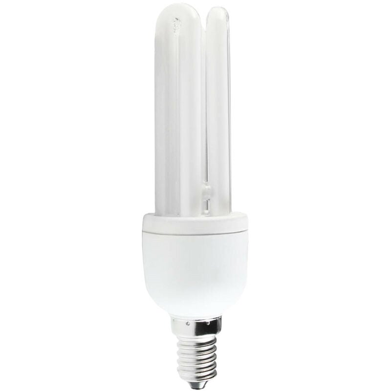 Bombilla CFL Bajo Consumo Mini 3U E14 15W 900lm 2700K 7hSevenOn