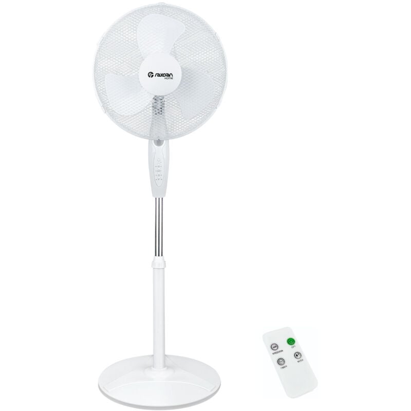 Ventilador De Pie neos comfort raydan negro ø40cm 40w 3 velocidades con