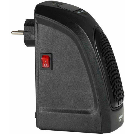 Mini Calefactor de Enchufe a Pared 400W Negro Raydan Home - Calefacción y  ventilación - Los mejores precios