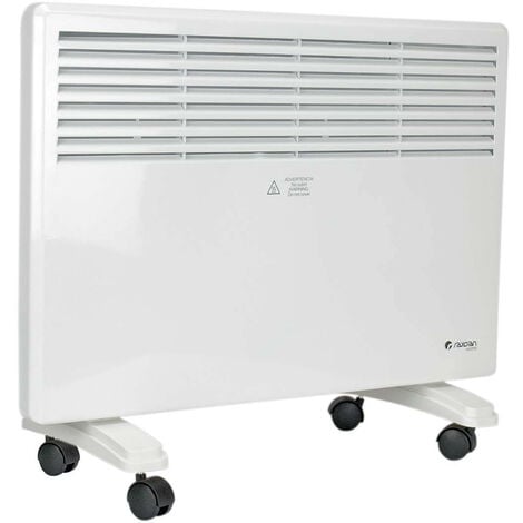 Arebos Radiador Electrico Bajo Consumo | 700 W | Calefactor Bajo Consumo  Probado | Calentador de Pared con WIFI y Termostato | Temporizador |  Cristal