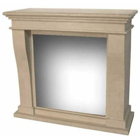 Entorno De Chimenea De Piedra Cm 105x44,5x99 Xaralyn Kreta-mini